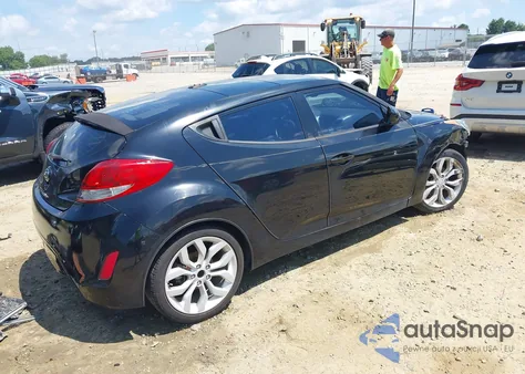 2012 Hyundai Veloster Base W/Gray from USA, damaged, VIN KMHTC6AD0CU056828